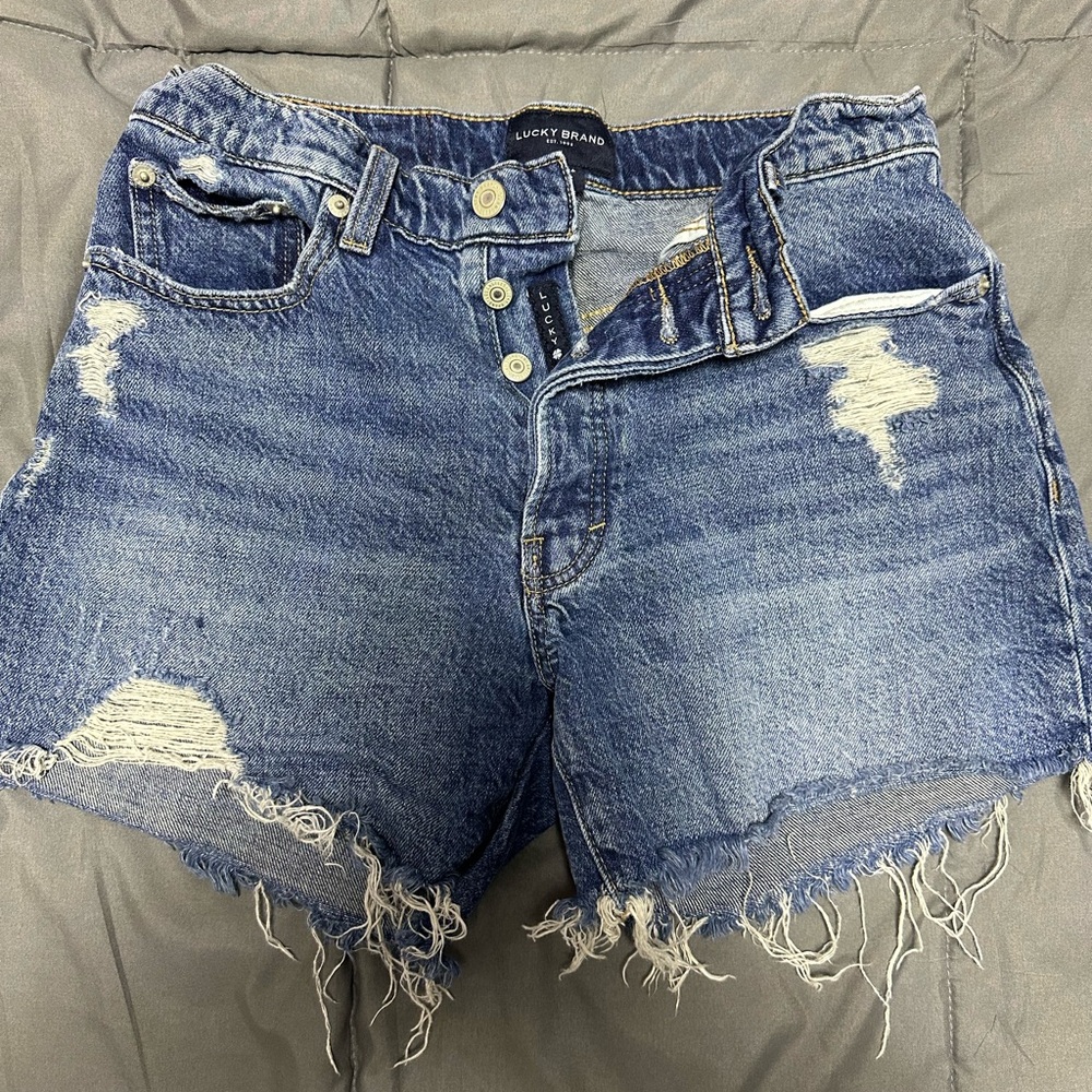 Lucky Brand 90’s high rise midi shorts